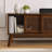 Vintage Rattan TV Stand for 65 Inch TV with Storage & Adjustable Feet-658568331