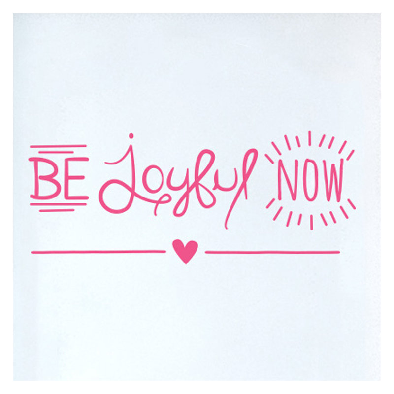 Non-Wall Damaging Wall Decal, Pink