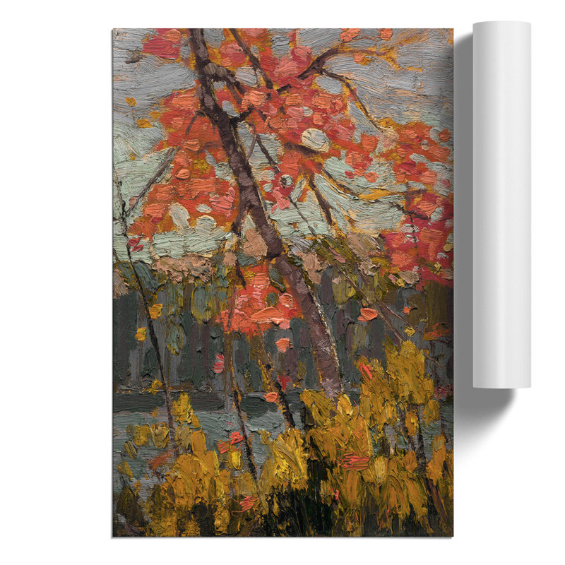 Twisted Maple by Tom Thomson - Frameless Print, 59cm H x 42cm W x 0.1cm D