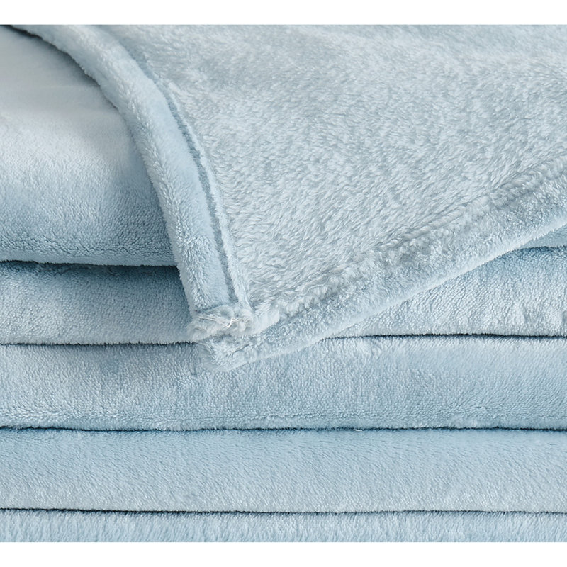 Throw Blanket, Light Blue