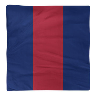 Serviette de coton 10 po à rayures de football de new york