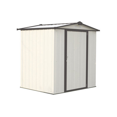 EZEE Shed Steel Storage 6 x 5 ft. Galvanized Low Gable