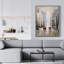 Cars in the Morning rain - Toile encadrée Modern Livingroom