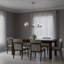 Fullton Dining Room Chandelier With Clear Shade-1097500227-1097500228-1097500231