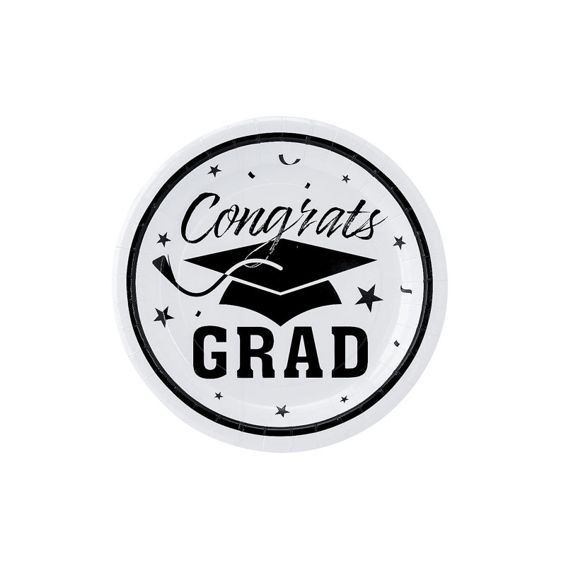 Disposable Paper Graduation Dessert Plate