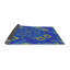 Tapis bleu/jaune à motifs-1728921645