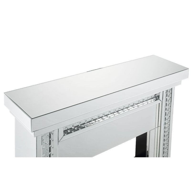 Foyer électrique à miroir