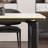 Rectangular simple light luxury rock table-110665288