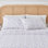Ensemble de draps en microfibre à imprimé floral