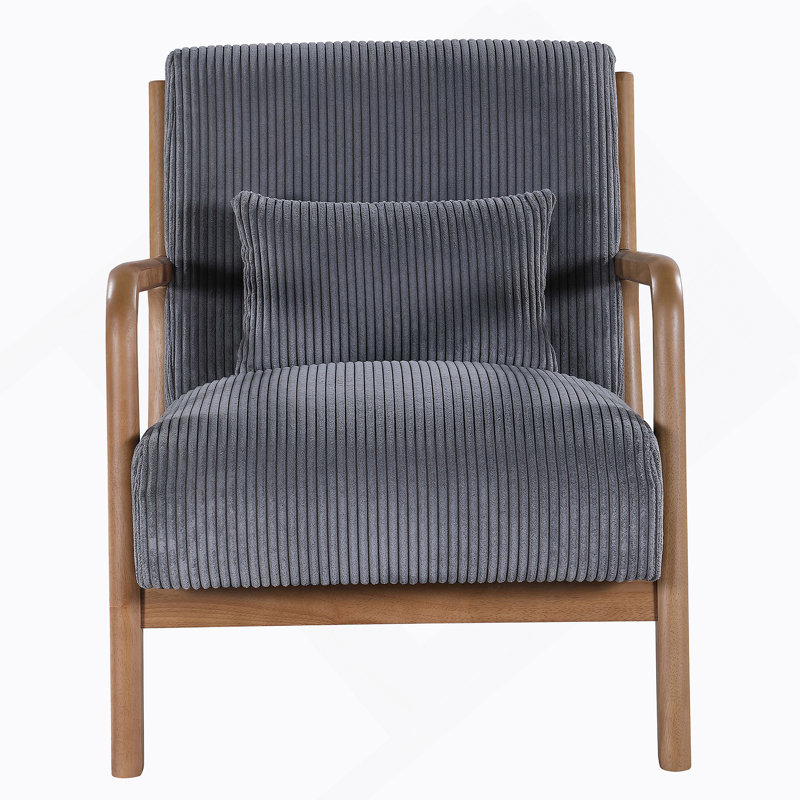 Chaise longue en bois, Gris, Noyer