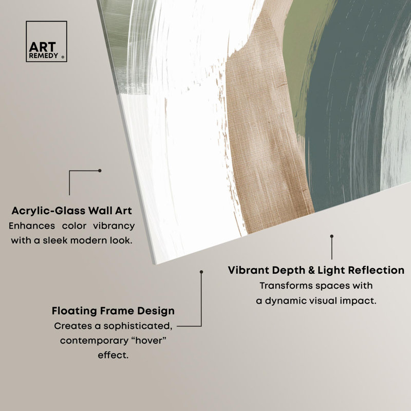 Impression sur toile «Gentle Swell IV» par Art Remedy, H 30 po x l 24 po