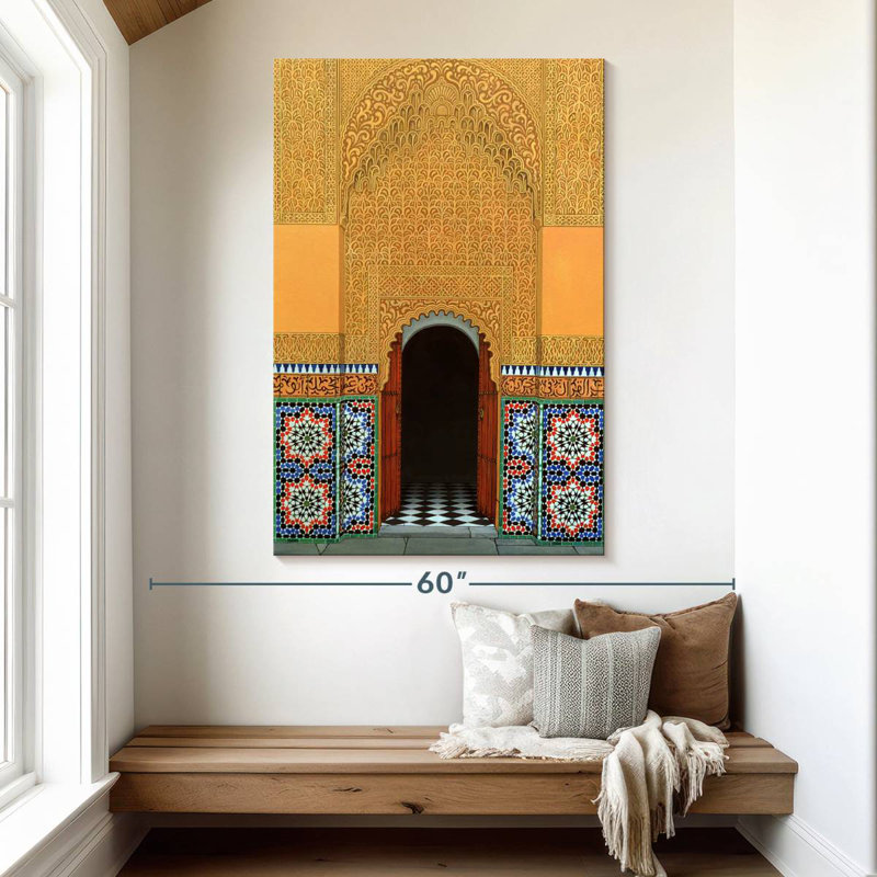 Aime Door Marrakech, 51" H x 34" W