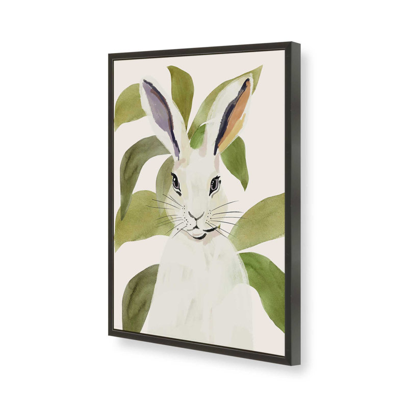 «Rabbit 6» par Thingdesign, reproduction d'art sur toile, H 48 po x l 36 po, Noir