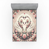 Microfiber Floral Fitted Sheet