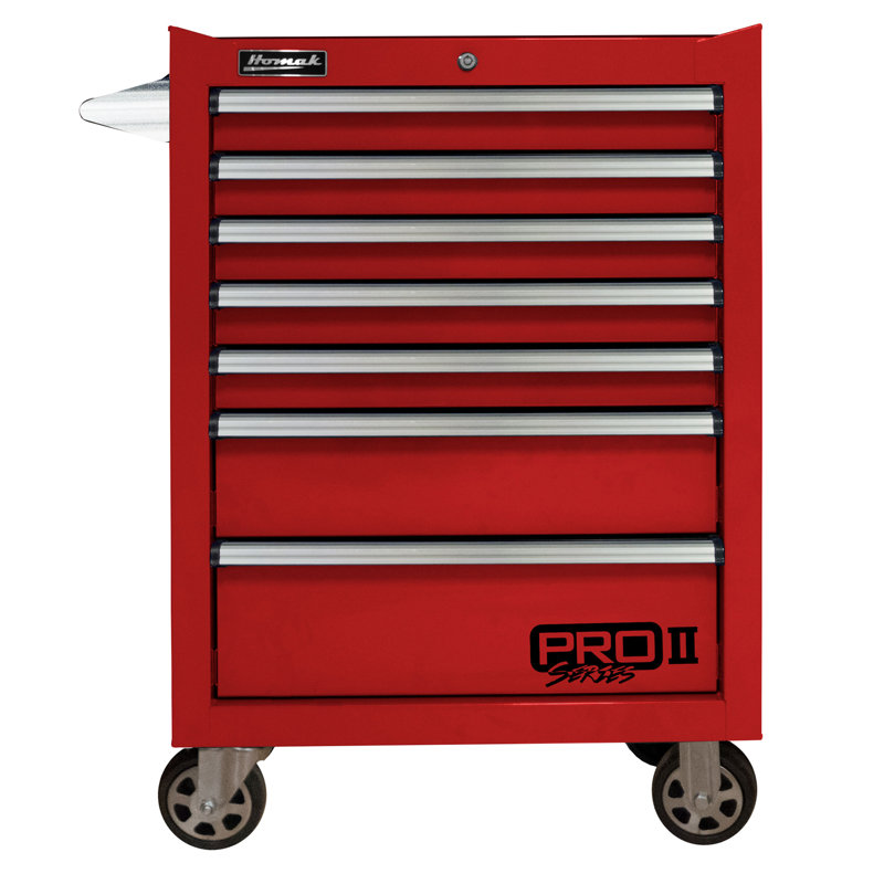 Armoire à outils 7 tiroirs l 27 ", Rouge