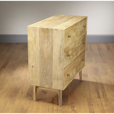 Mid Century 3-Drawer Accent Chest
