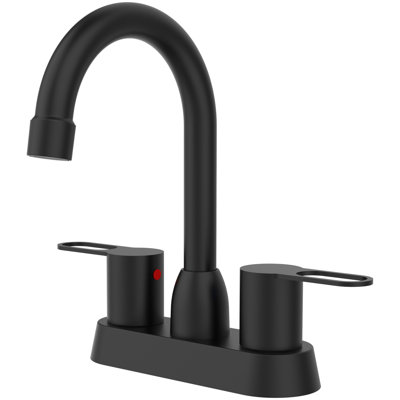 Laiton noir mat moderne et facile à contrôler pour les salles de bain