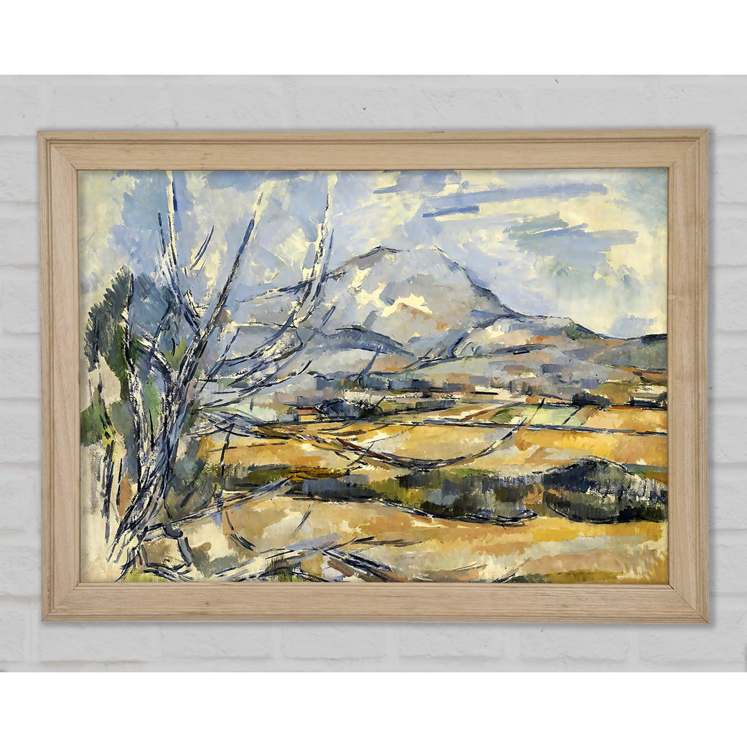 Montagne Sainte-Victoire von Cezanne - Einzelner Bilderrahmen Kunstdrucke