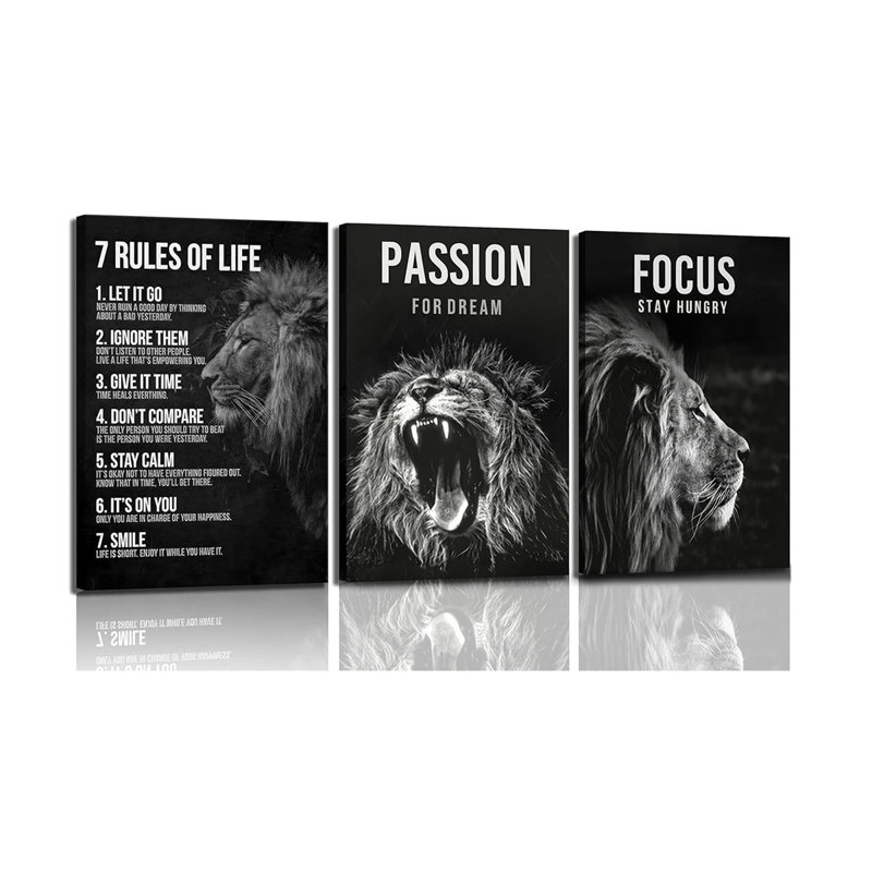 3 Piece Wrapped Canvas Print