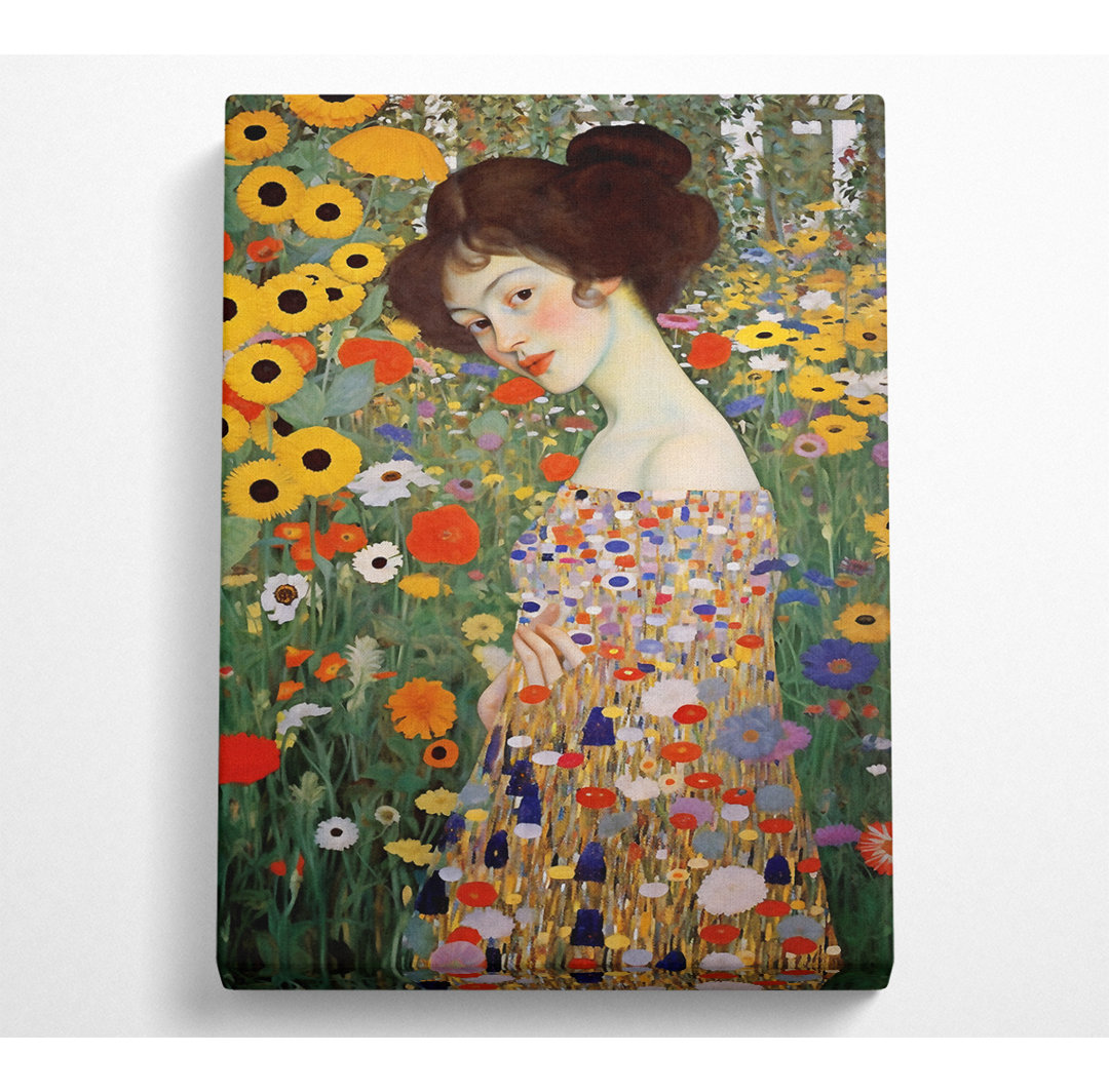 Klimt Style Garden - Kunstdrucke auf Leinwand