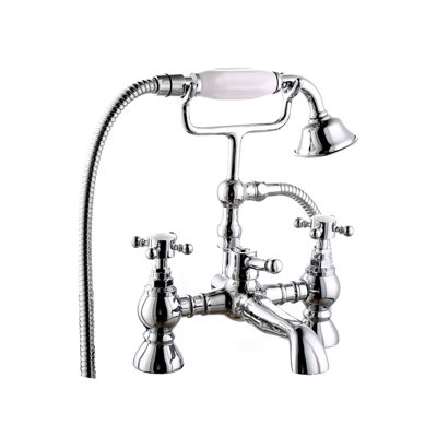 Labarge 2 Handle Bath Shower Mixer with Diverter and Handshower Included