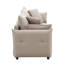 Lit gigogne escamotable en tissu avec rangement-963056047