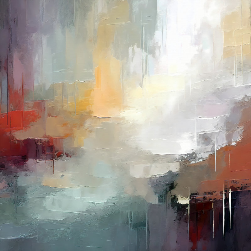 Chasing The Horizon, 24" H x 24" W