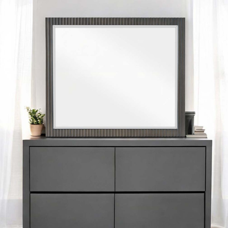 Espresso Finish Mirror