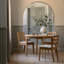 Extendable Round Solid Wood Top Dining Table