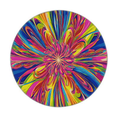 Spectrum Swirl Indoor And Outdoor Area Rug