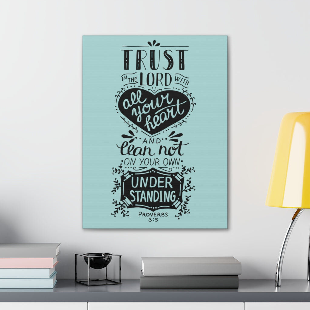 Trinx Trust In The Lord Proverbs 3:5 Christian Wall Art Bible Verse ...
