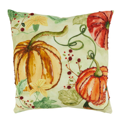 Juniper Collection No Pattern And Not Solid Color Cotton Throw Pillow