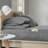 Intelligent Design Charcoal All Season Soft Touch 6-Piece Twin XL Sheet Set with Side Pockets-710129992-696206889