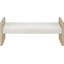 Banc rembourré en tissu crème Hickory-844275104-844275111