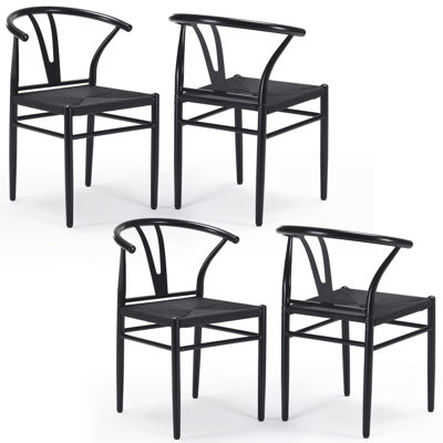 Chanpreet Paper Rope Metal Armchair
