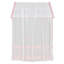Lit plateforme simple avec auvent en tissu transparent et guirlandes de lumières, rose-1331010639-1331010636