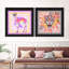 Magenta Animal Set of 2 Animals Shadowbox by Oliver Gal