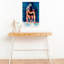 Art mural dauphin contemporain-129475981