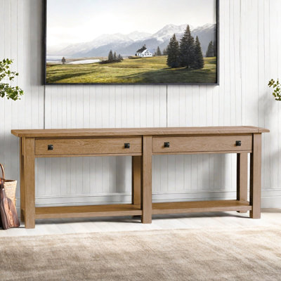 Console rustique