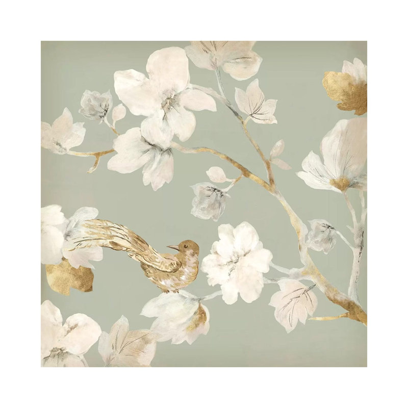 Paradise Magnolia II by Asia Jensen - Wrapped Canvas Painting, 30.48 cm H x 30.48 cm W