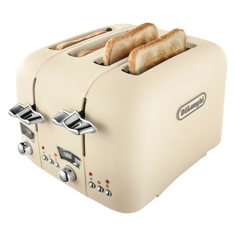 De'longhi 4 Slice Argento Toaster, Beige