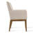 19.5" Seat Height Tweed Upholstered Fabric Dining Armchair-2080970510