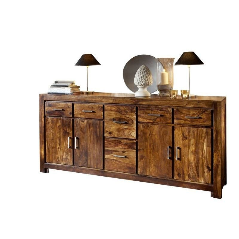 Metro Life 200cm Solid Wood Sideboard