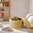 Savinien Upholstered Velvet Round Storage Ottoman with Flip-Top Tray-1865825455