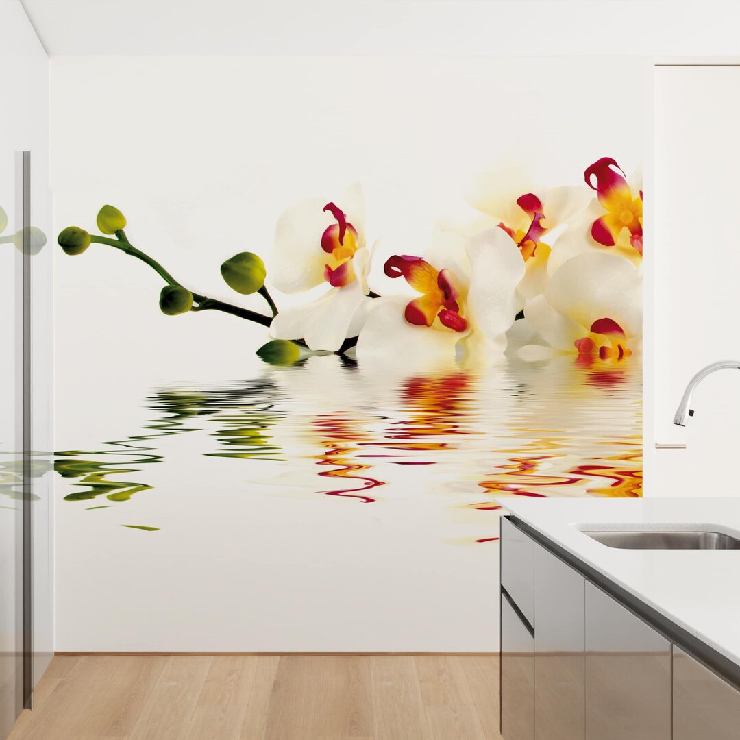 Matte Fototapete Vivid Orchid Waters 1,92 m x 192 cm