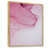Toile avec cadre flottant brun