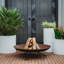 Alta Round Cor-Ten Steel Wood Burning Smokeless Fire Pit-62382243
