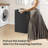 Heybly 3-Bag Laundry Hamper With Storage Shelf - Large Capacity Pull-Out Laundry Sorter For Laundry Room, Bathroom, And Dorm Organization-688303255