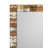 Wood Flat Wall Mirror