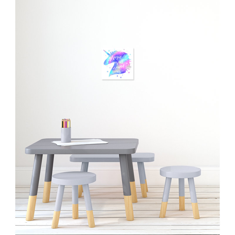 «Magic Is All Around Us», impression sur papier, H 12 po x l 12 po x P 1,5 po, Canevas